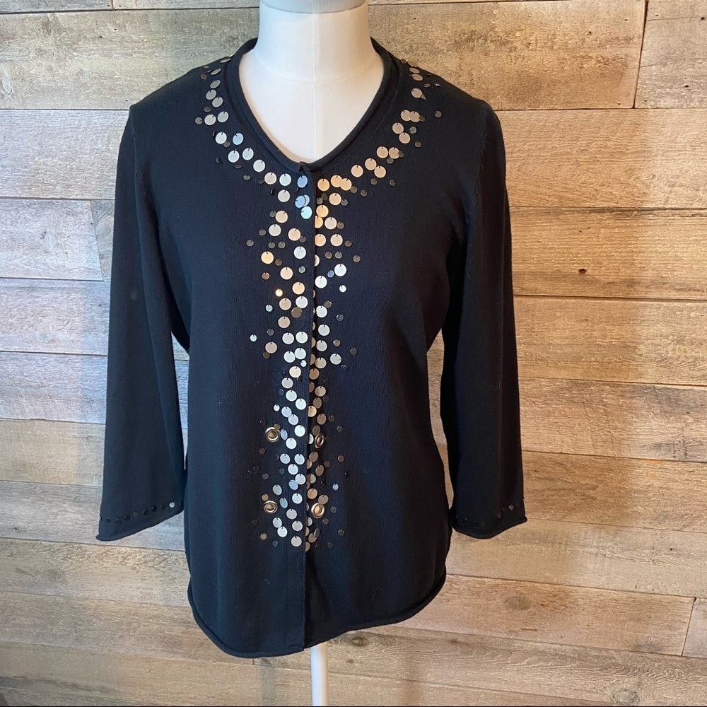 Verge girl embellished  cardigan sweater in‎ medium